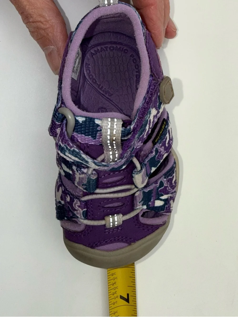 KEEN Newport H2 Toddler Sandals Purple Camo Closed Toe Water Shoes Size 5